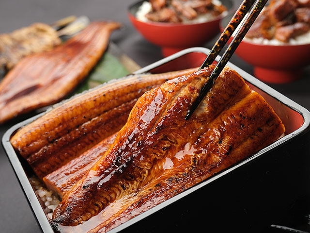 ご自宅で特選うなぎの三種御膳のうな重