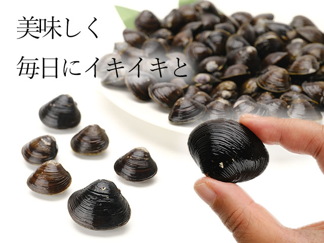 しじみを食べて元気に