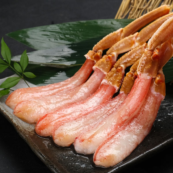 北海道産オオズワイガニかに刺し&amp;かにしゃぶ1kg（50本以上）