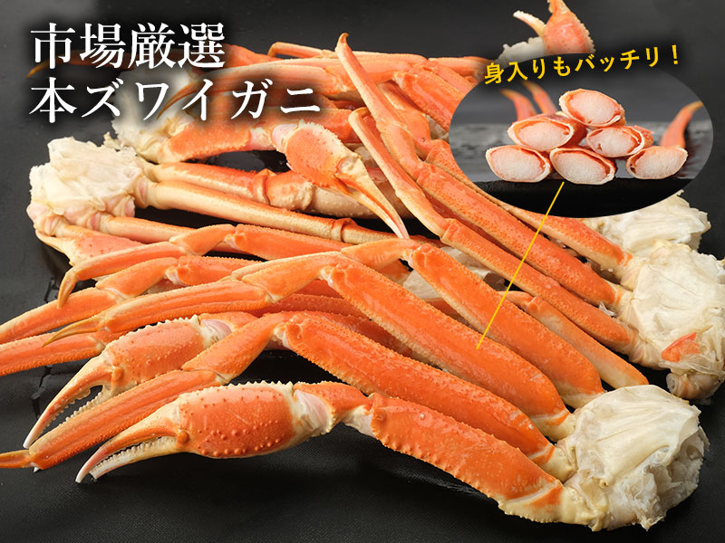 本ズワイガニ脚の通販
